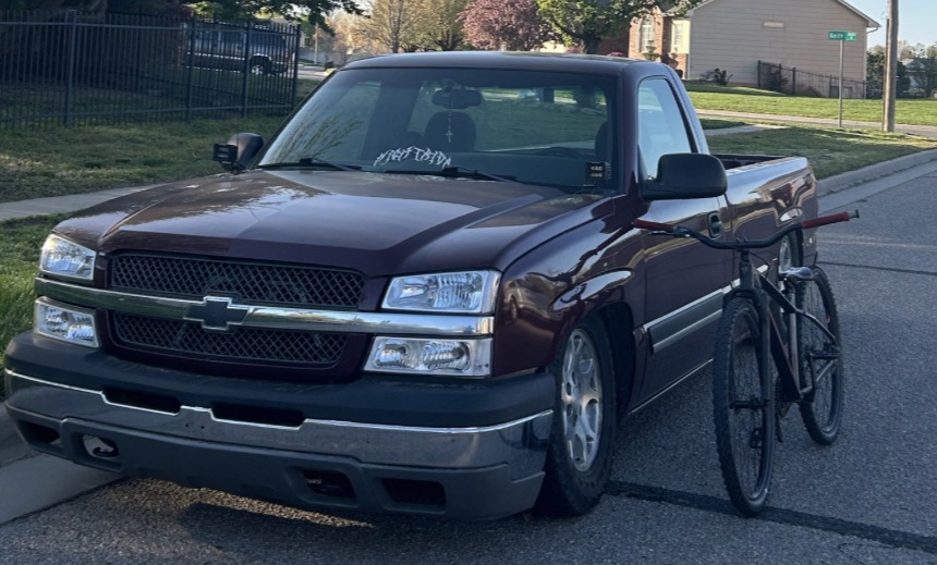 Maroon Silverado — Single Cab / Street Build